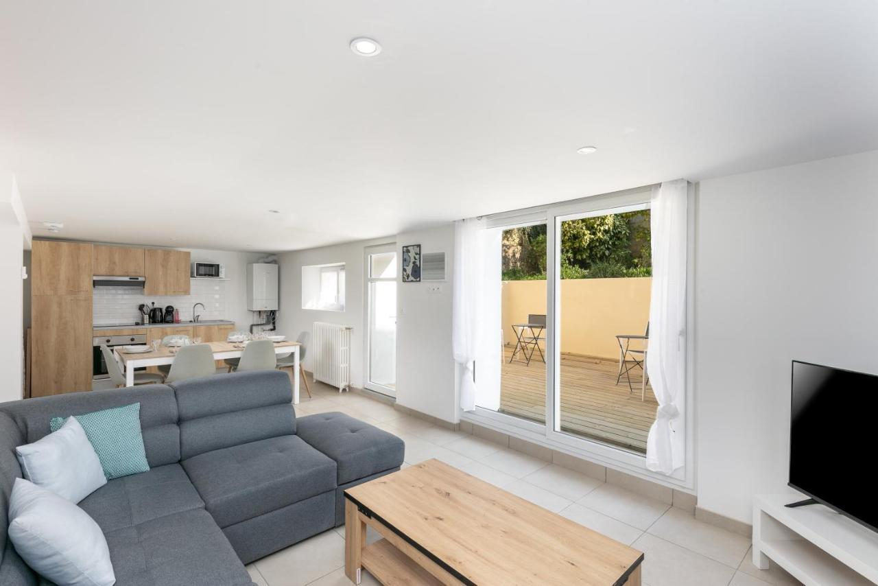 La Recouvrance : Chambre Spacieuse Avec Sdb Privative, Cuisine Et Salon Partages, Terrasse, Proche Facs Et Centre Brest Exteriör bild