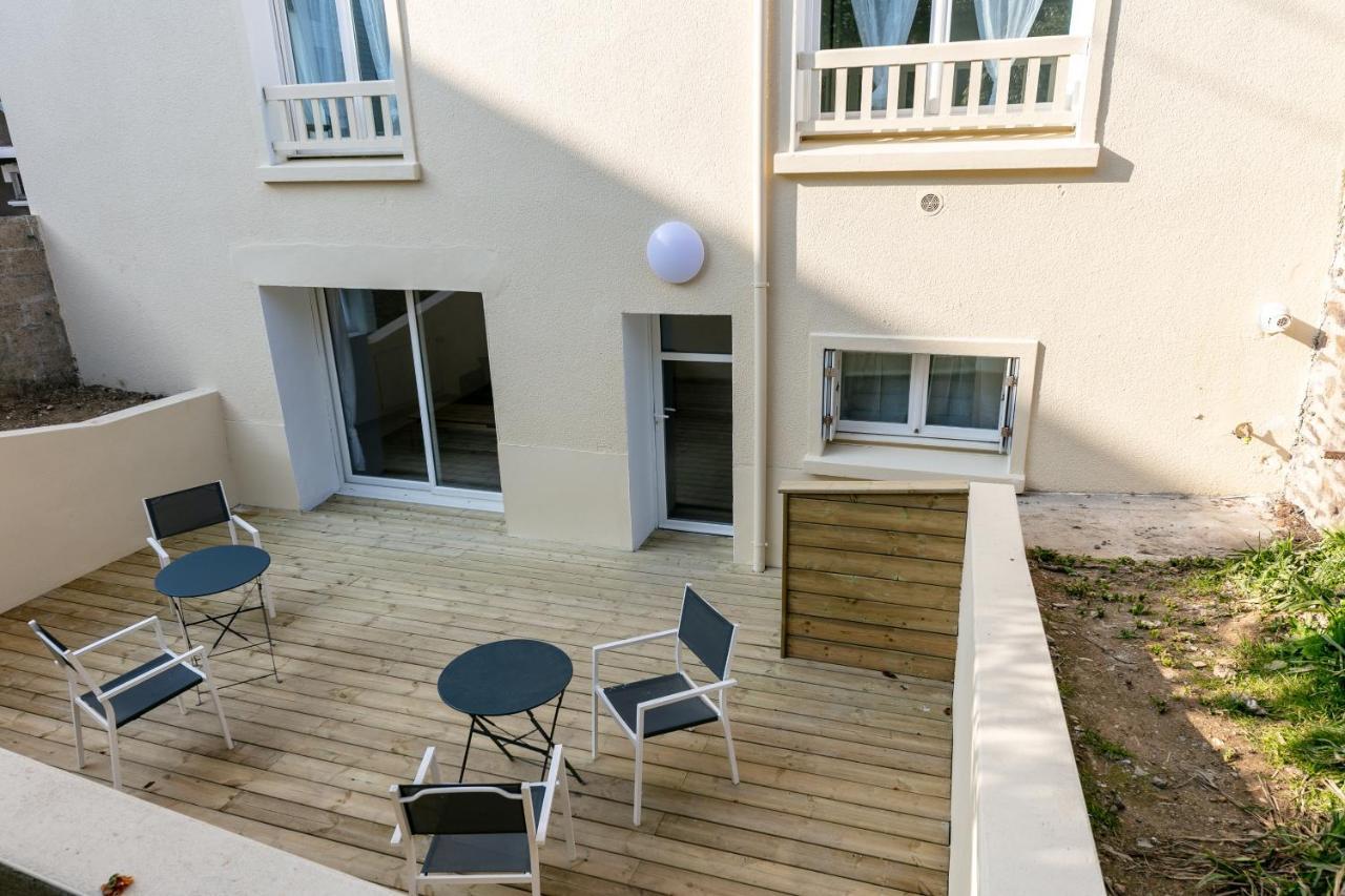 La Recouvrance : Chambre Spacieuse Avec Sdb Privative, Cuisine Et Salon Partages, Terrasse, Proche Facs Et Centre Brest Exteriör bild